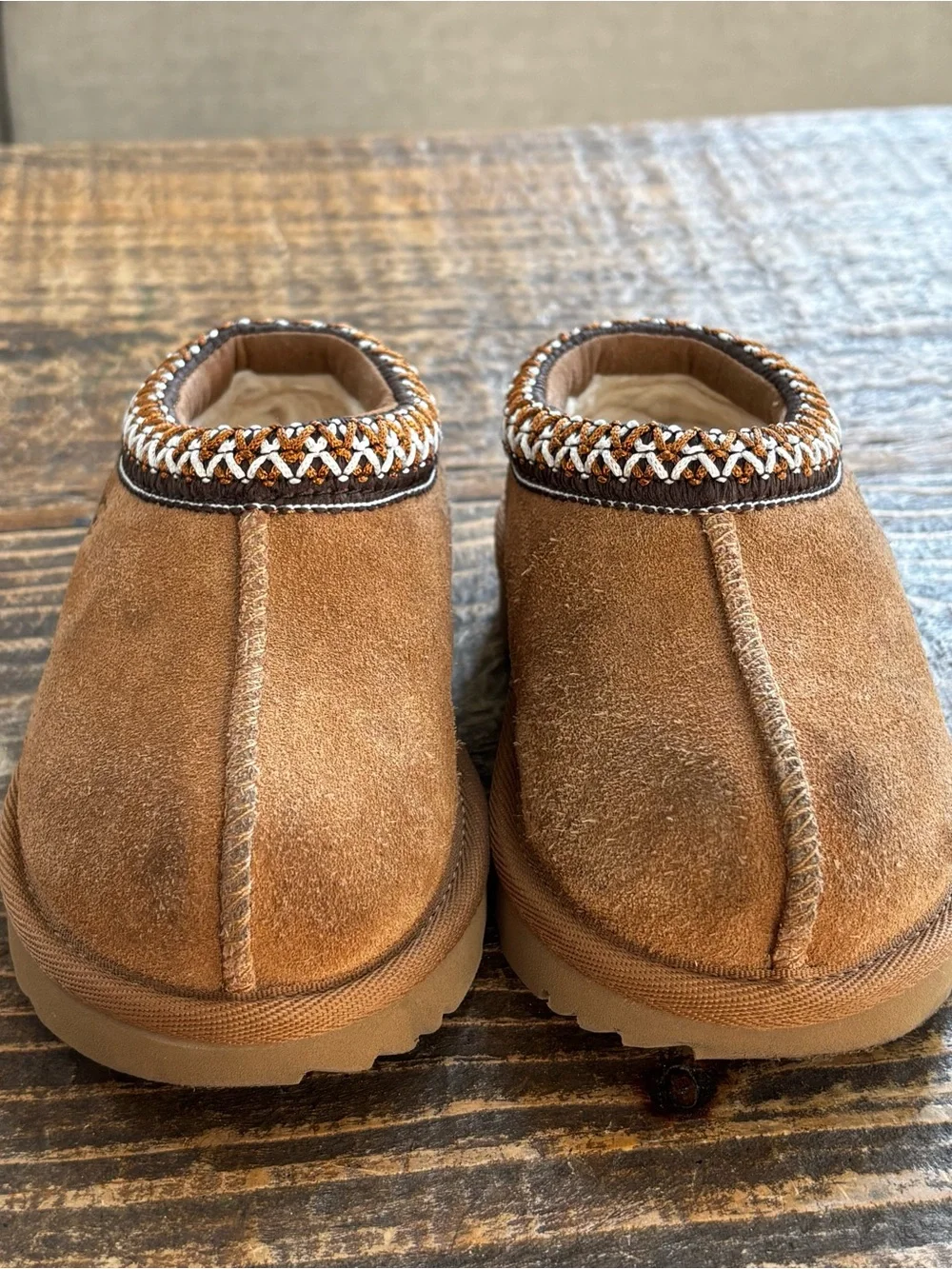 Ugg Tasman II Chestnut Toddler Size 7T Suede Clog